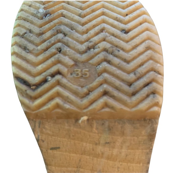 Danish clogs, heeled clog, brown leather, size 35 - Picture 5 of 6